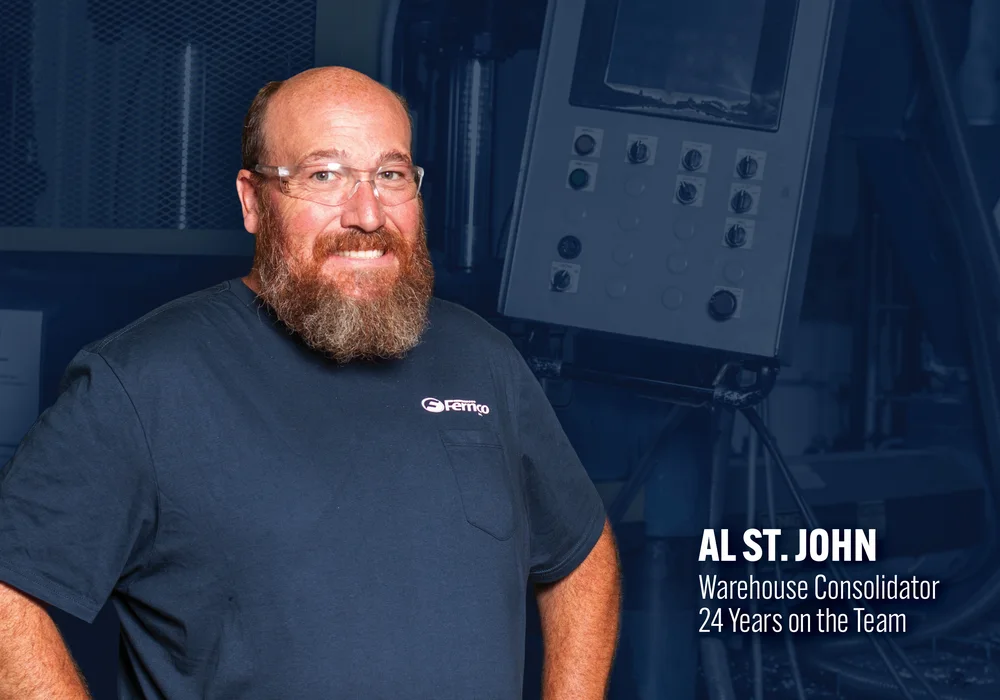 Al St. John, Warehouse Consolidator, 24 years on the team
