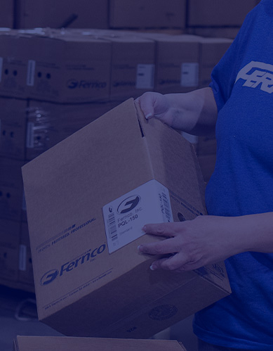 Fernco employee working as part of the team