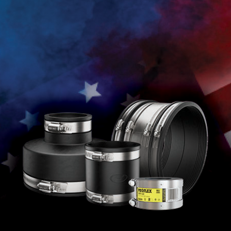 AIS compliant Fernco couplings