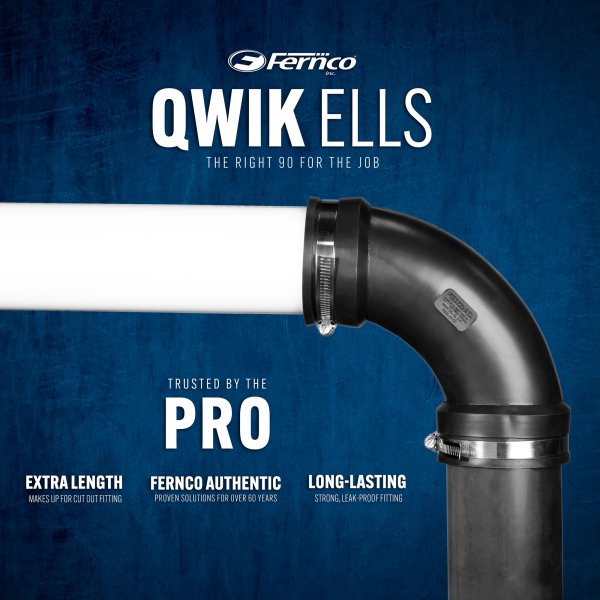 Fernco Qwik Ell product overview
