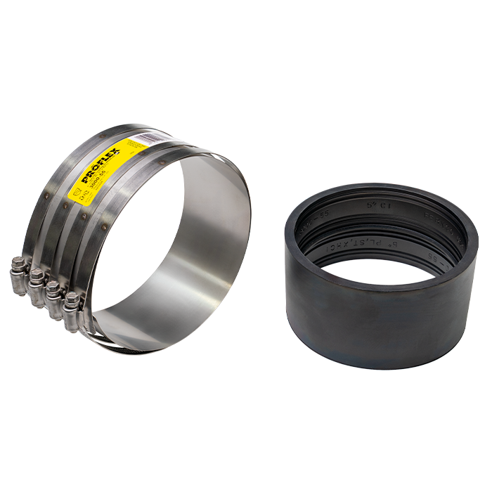 Proflex shielded coupling construction