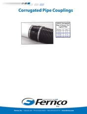 Fernco Shielded Flexible Coupling For Corrugated Pipe Us Fernco Corrugated Pipe Couplings Installation