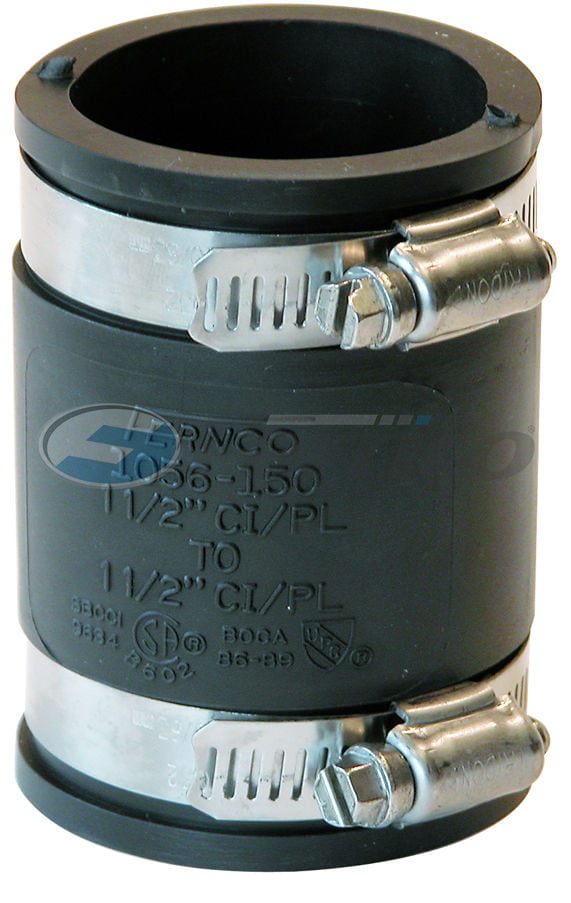 QTY 2 NEW FERNCO P1056-64 6" X 4" PVC RUBBER FLEXIBLE COUPLING 6544936 